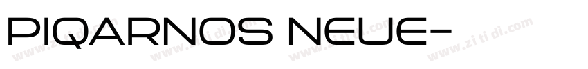 Piqarnos Neue字体转换 Piqarnos Neue字体转换